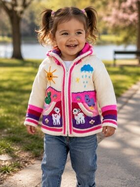 Peruvian Sweater little girls size 2